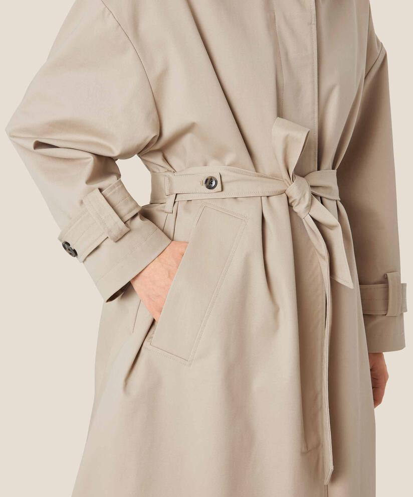 Mantel mit Gürtel und herausnehmbarem Futter, Pure Cashmere