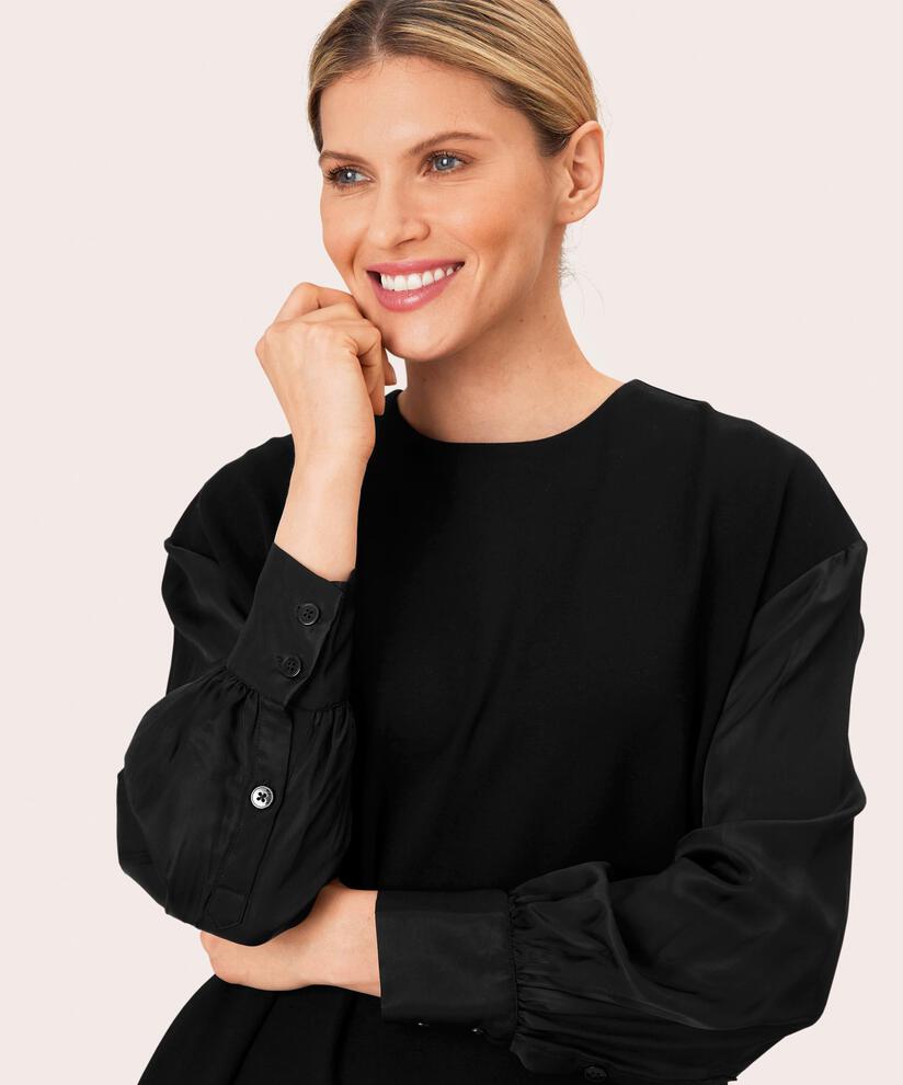 Nicolina JERSEY Kleid, Black