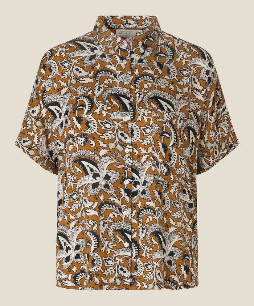 ISENIS HEMDBLUSE, Bronze Brown, hi-res