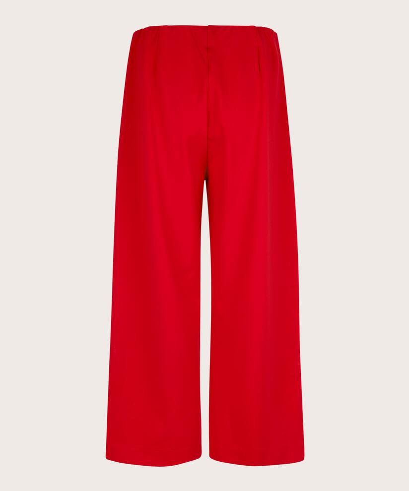 Schwere Jerseyhose mit weitem Bein, Goji Berry