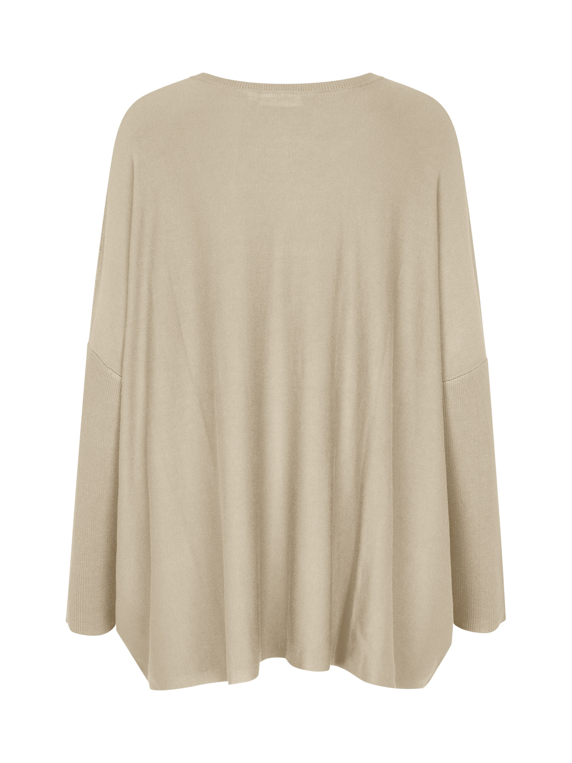 Oversize-pullover Mit Schmalen &Auml;rmeln, White Pepper