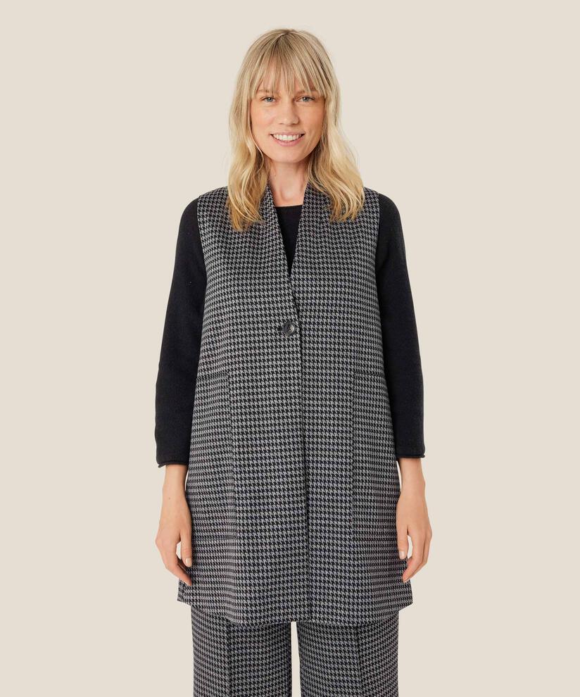 Jerseyweste mit Eingrifftaschen, Black