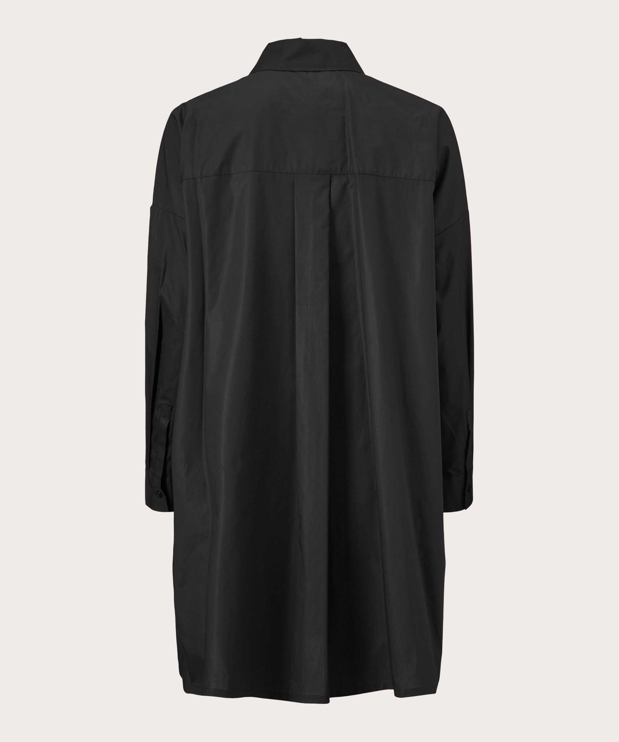 Button-Down-Hemdbluse aus Baumwolle, Black