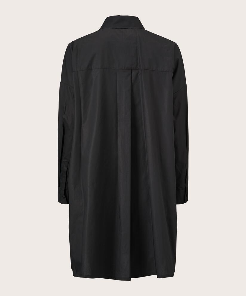 Button-Down-Hemdbluse aus Baumwolle, Black