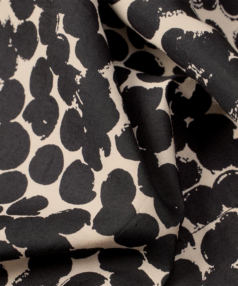 Viskose-Tunika mit Knöpfen und Eingrifftaschen, Fog