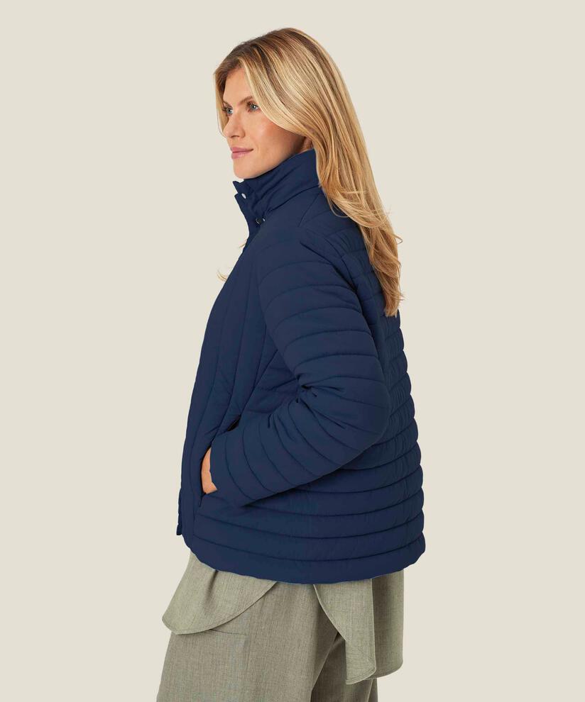 Jacke mit Stehkragen und Eingrifftaschen, Navy Blazer