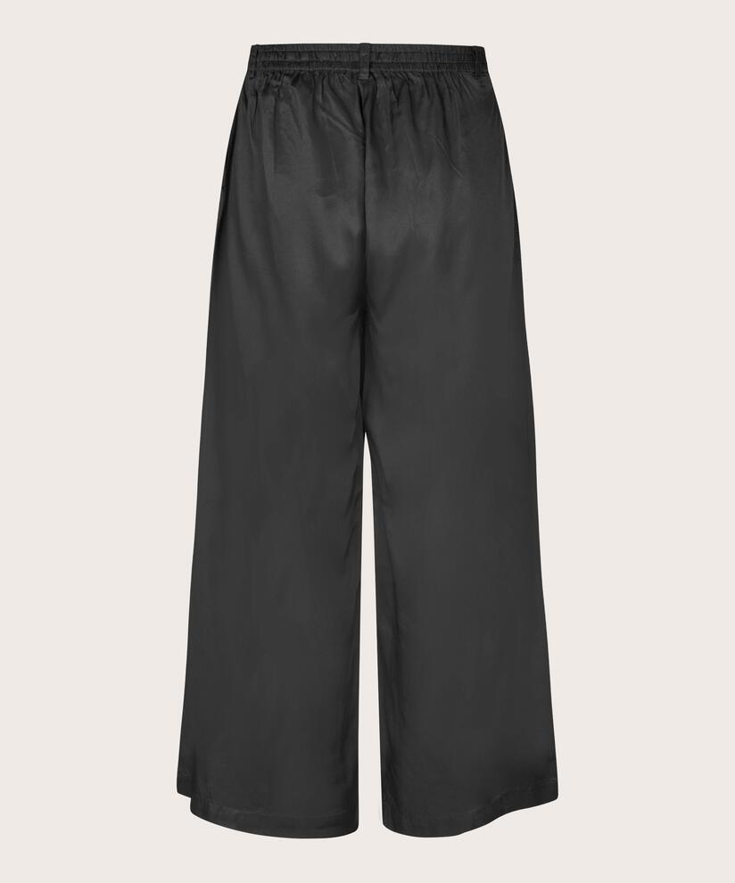 Viskosehose mit Gummizug hinten, Black