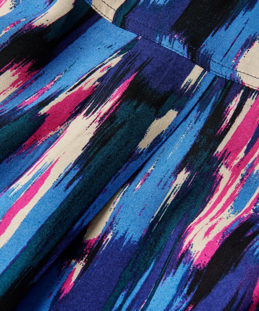 Viskosebluse Mit 3/4 Ärmeln, Federal Blue