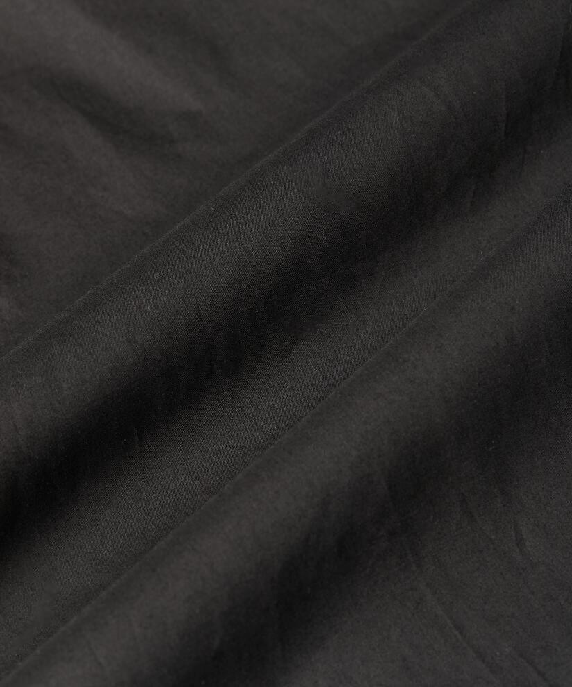 Kleid mit V-Ausschnitt und floralen Details, Black