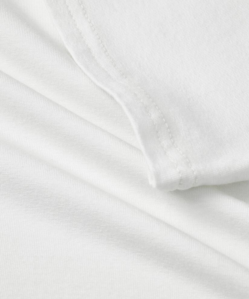 Shirt mit rundem Hals, Cream