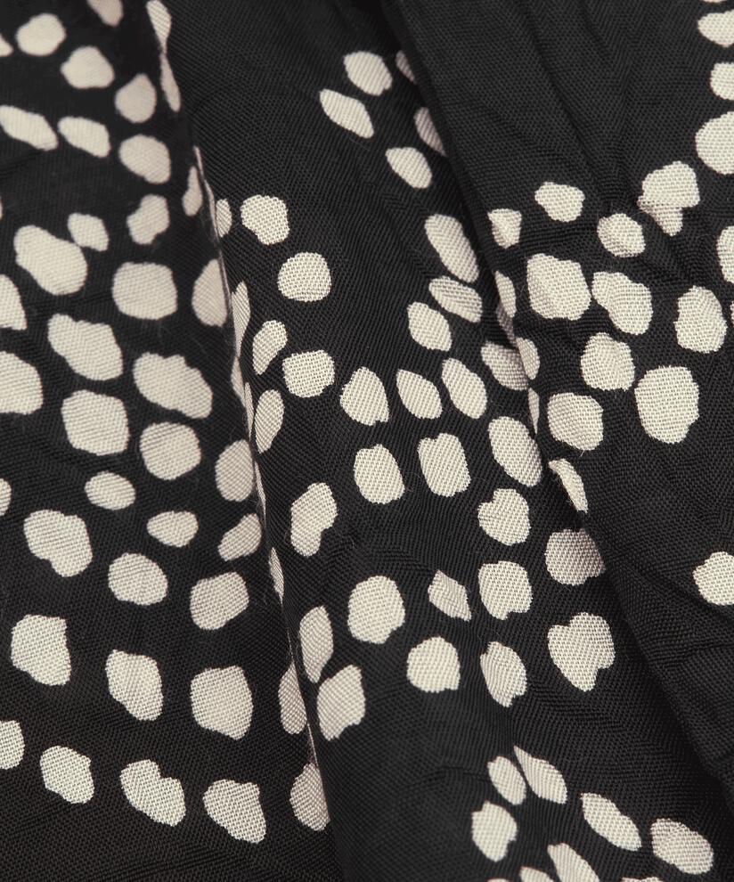 Tunika mit Wickeleffekt und 3/4 Ärmeln, Black