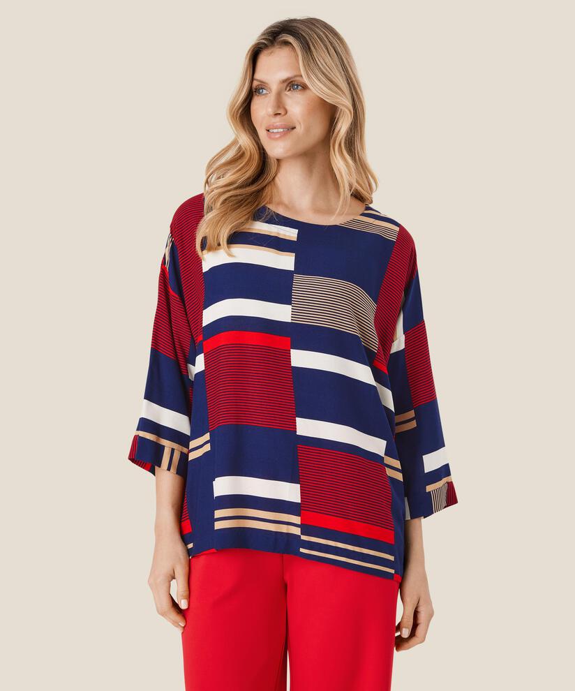 Becca Bluse, Maritime Blue