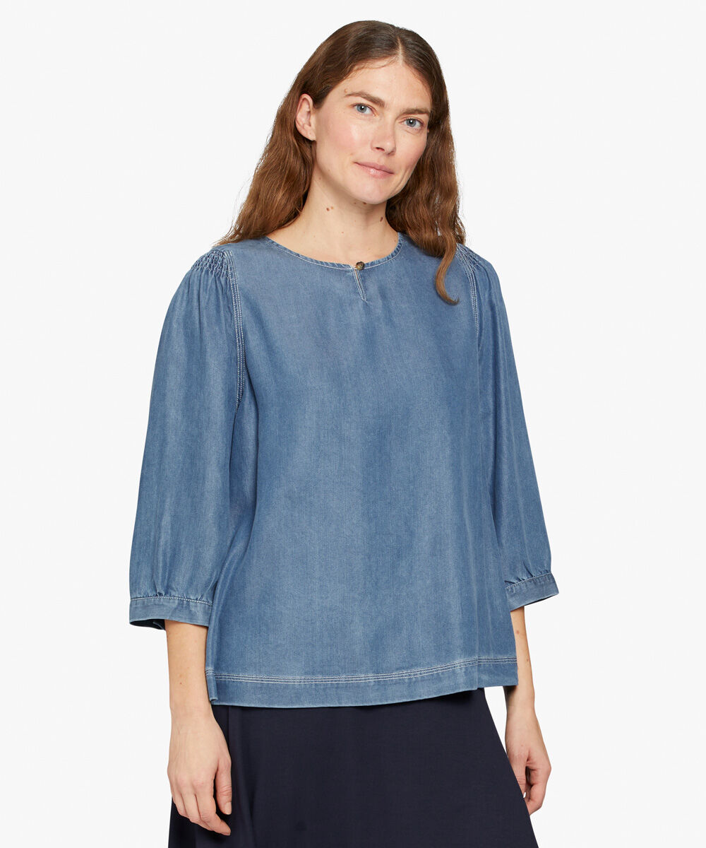DEIRA SHIRT, Blue Denim