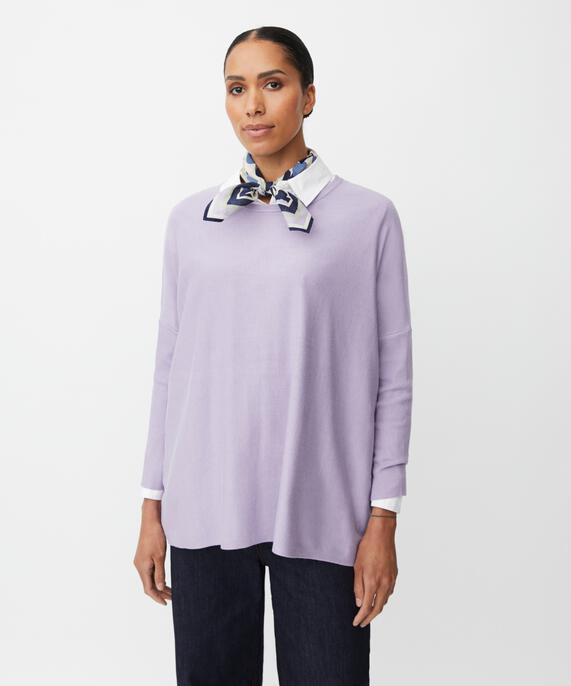 Oversize-pullover Mit Schmalen Ärmeln, Wisteria