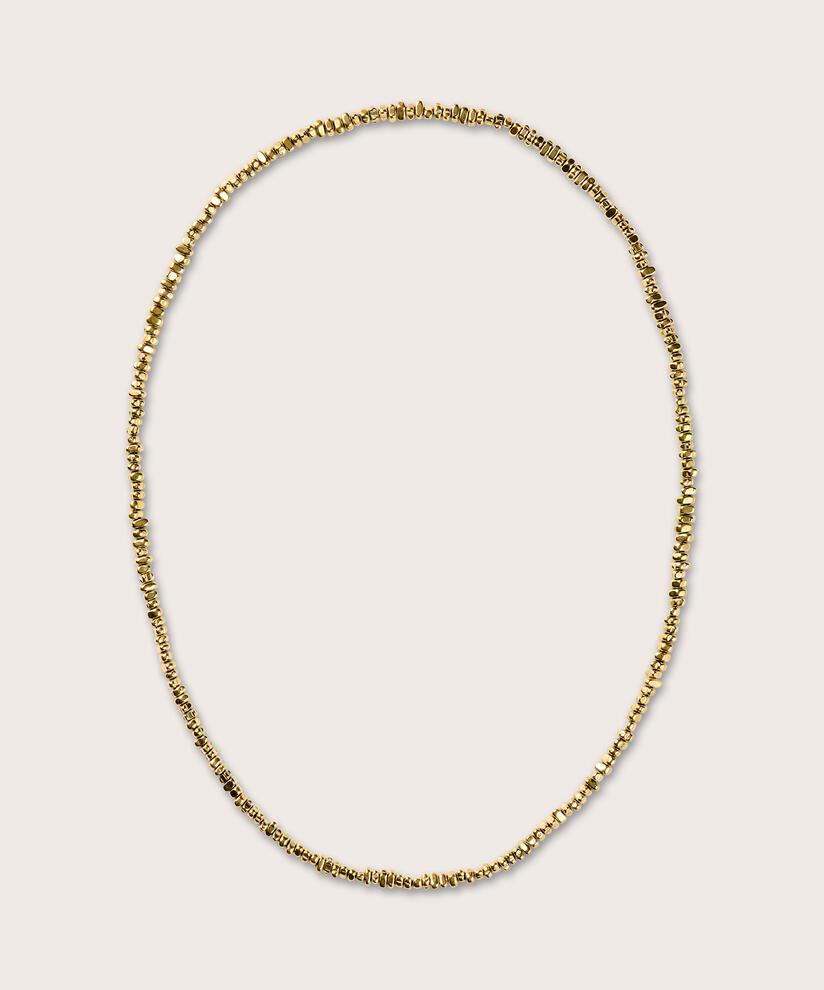 Halskette Mit Kleinen Perlen, Gold