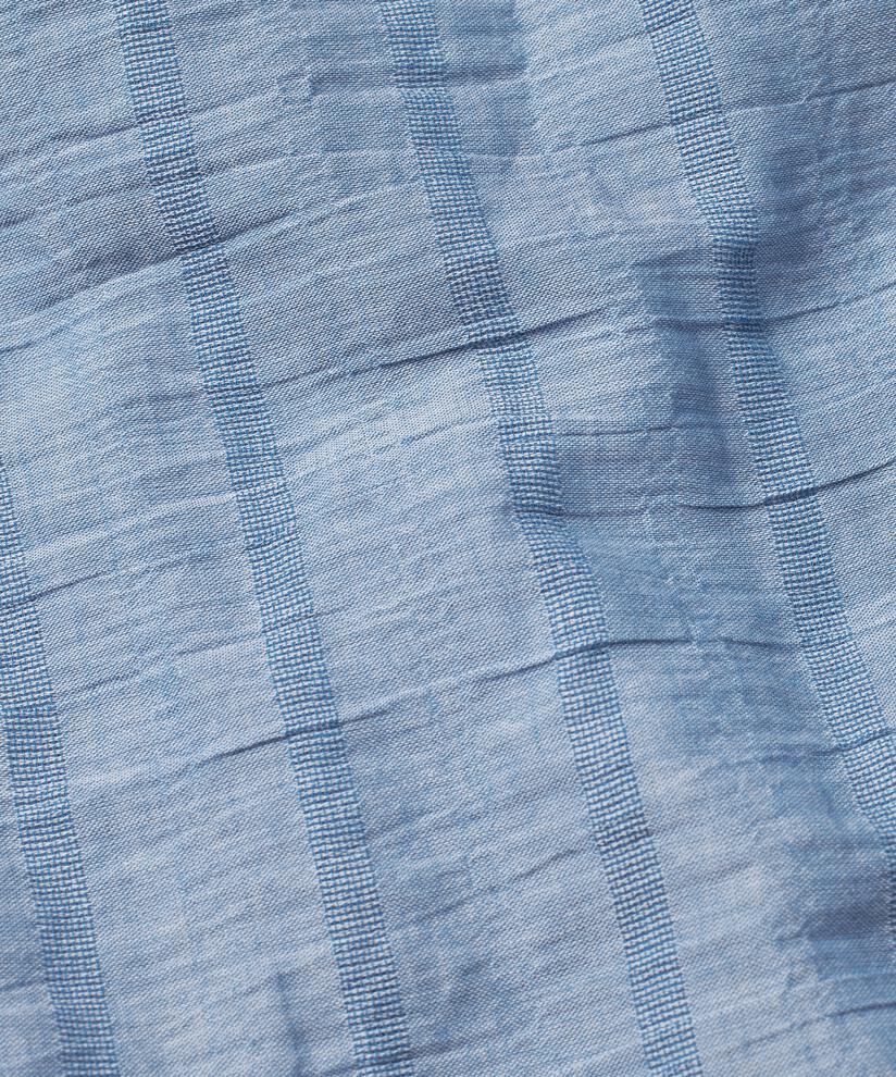 Durchgeknöpftes Baumwollkleid mit dekorativen Taschen, Nebulas Blue