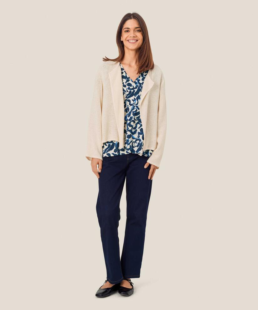 Kurze Jacke Aus Bouclé, Whitecap