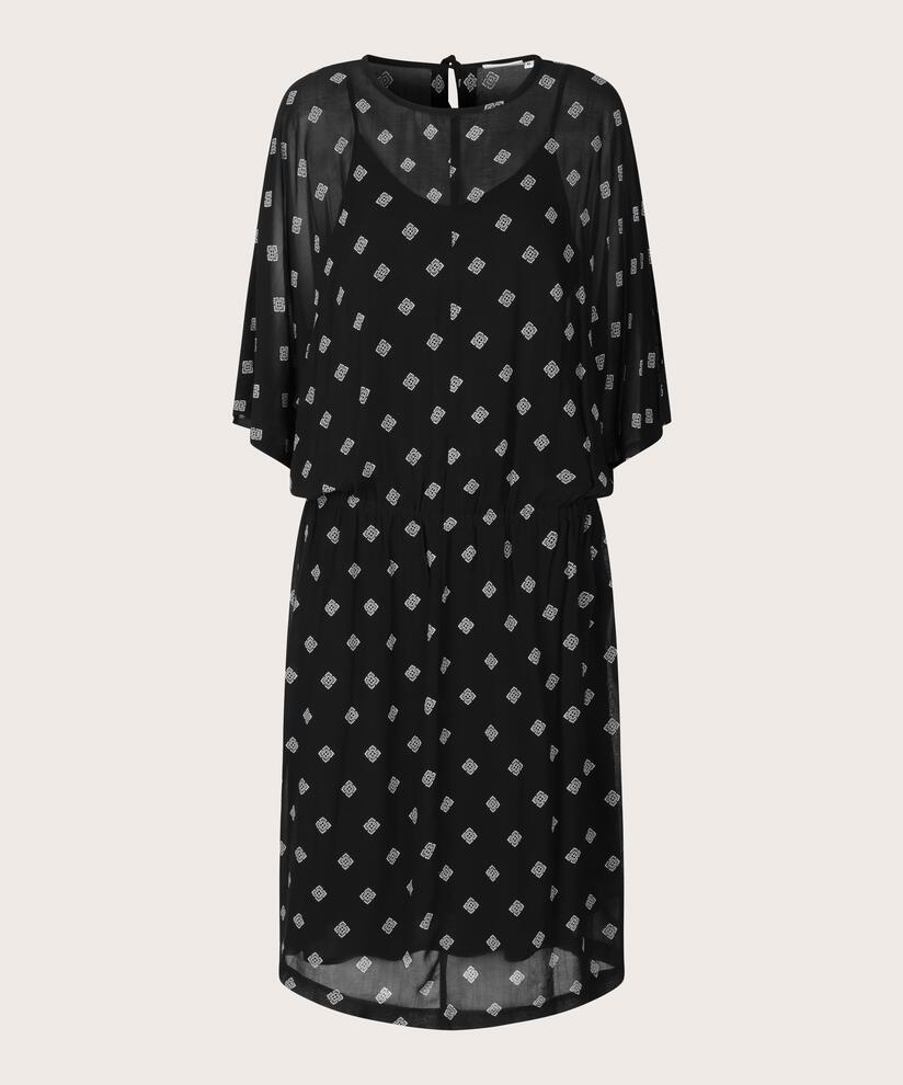 Noué Kleid , Black