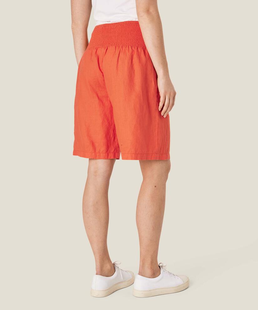 Leinenshorts Mit Gesmoktem Gummizug Hinten, Tigerlily