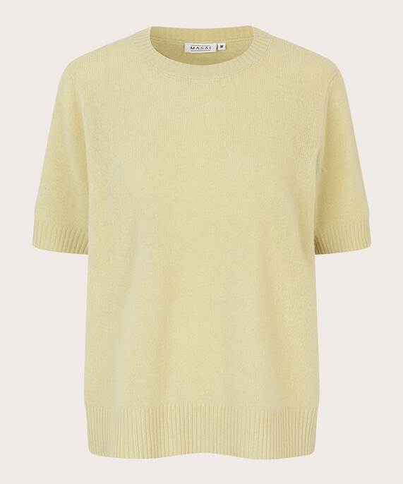 Kurzärmliger Strickpullover aus Wolle, Hay