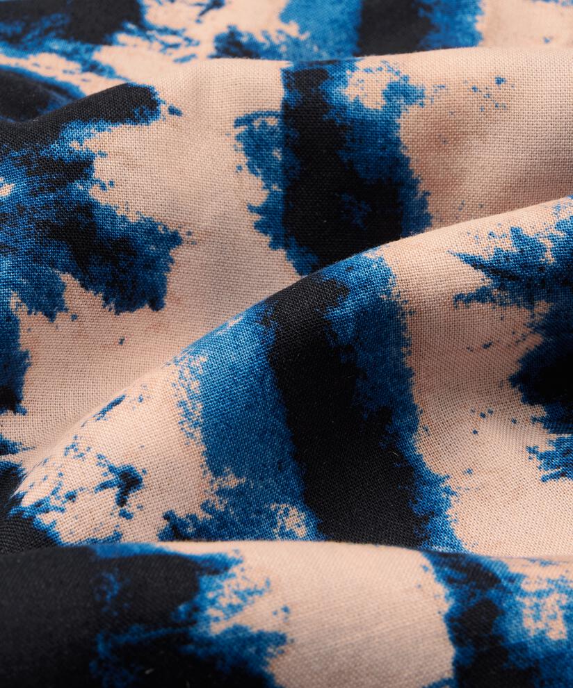 Tuch Aus Viskose, Navy Peony