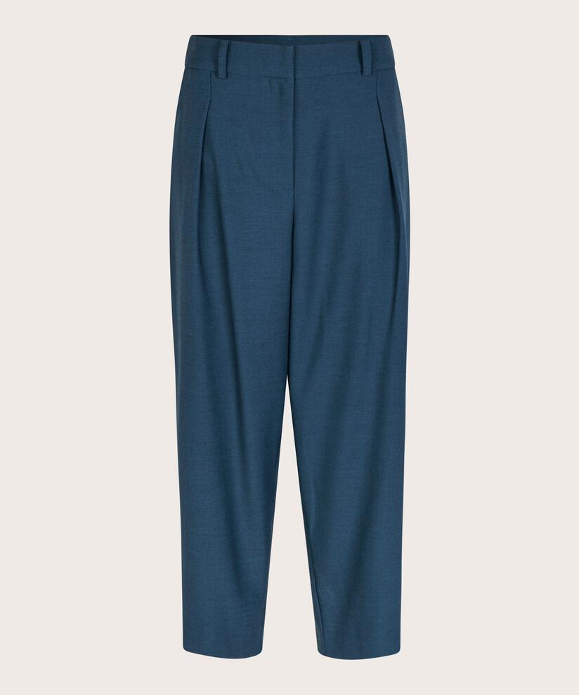 Hose mit festem Bund und Knopfdetails, Moonlit Ocean