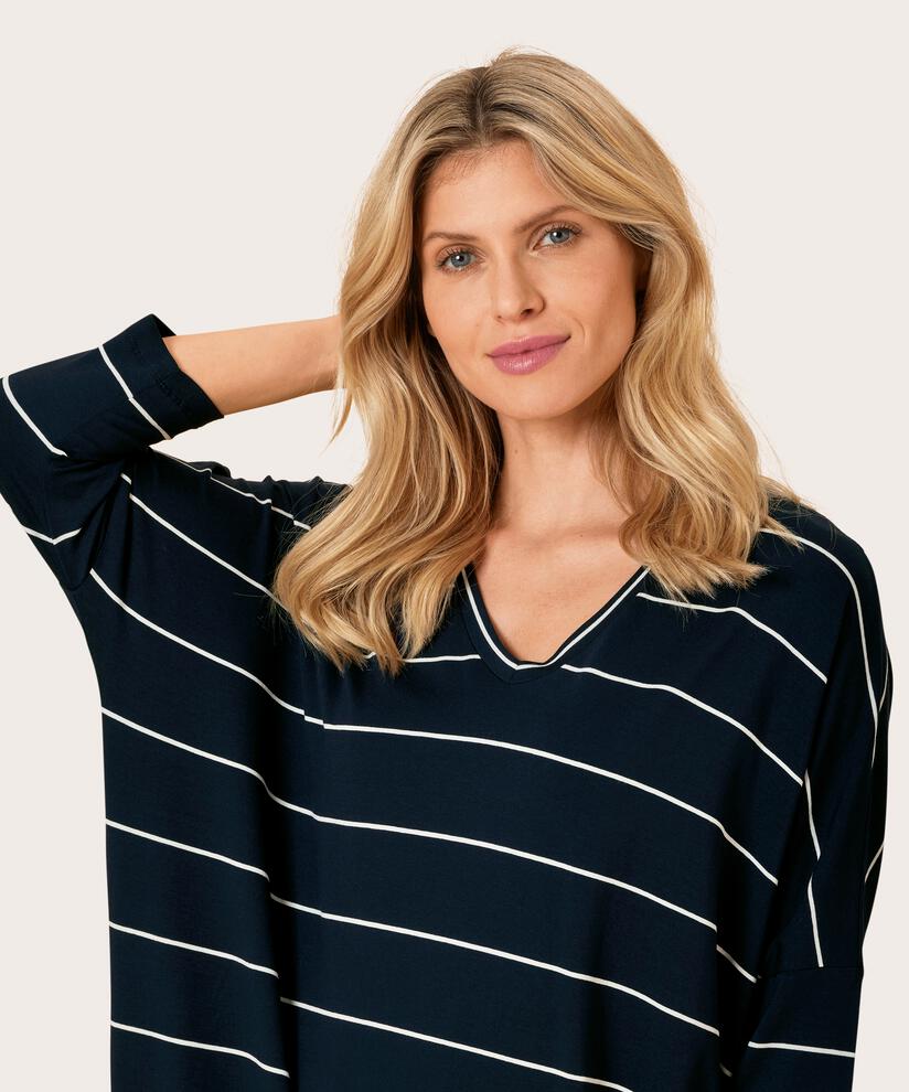NYRINI JERSEY KLEID, Navy