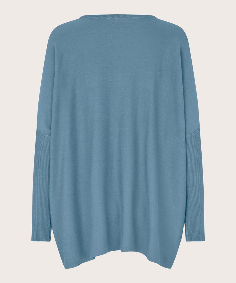 Oversize-pullover Mit Schmalen Ärmeln, Proven Blue