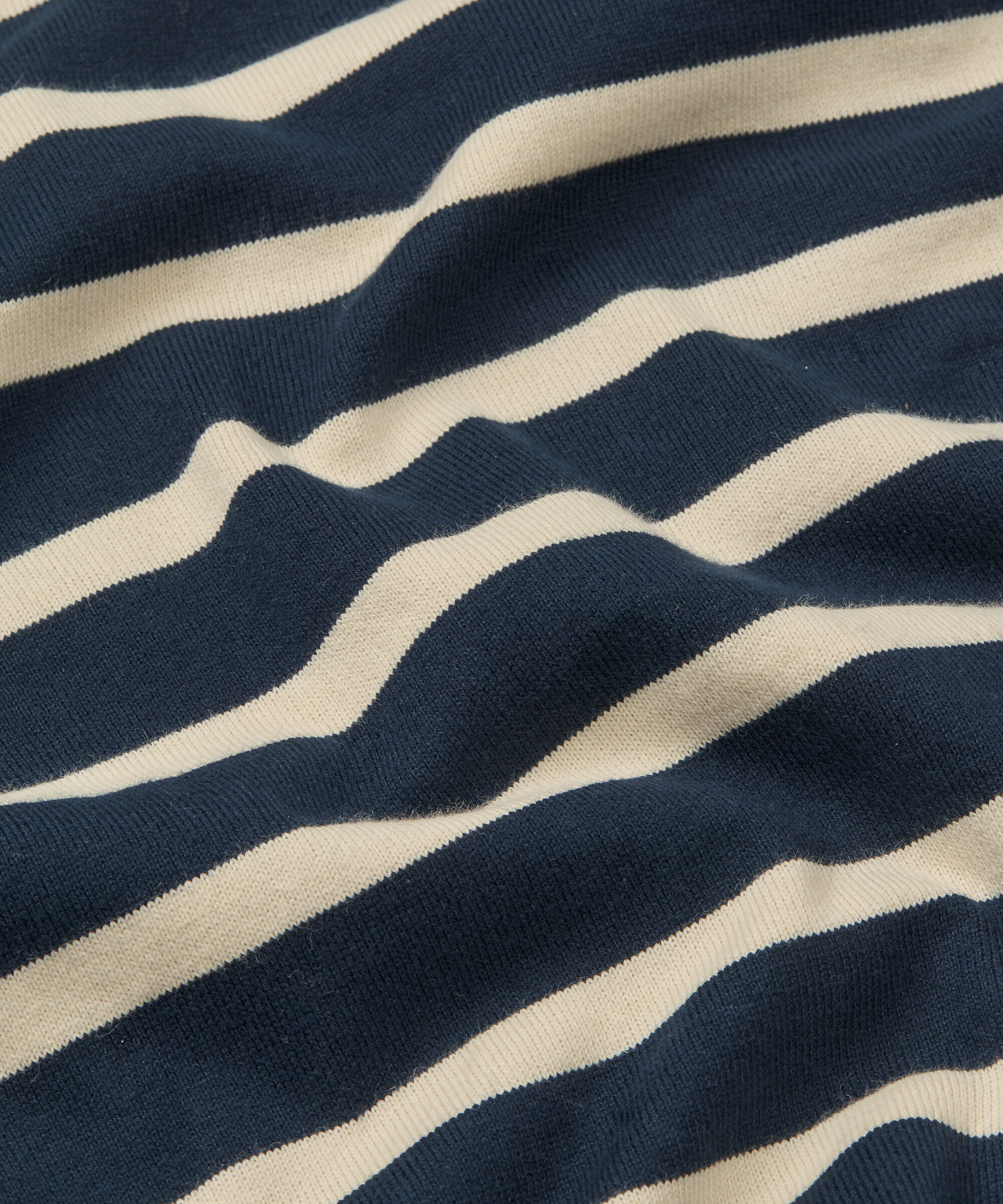 Gestreiftes Jersey-top Mit Rundhalsausschnitt, Navy Blazer