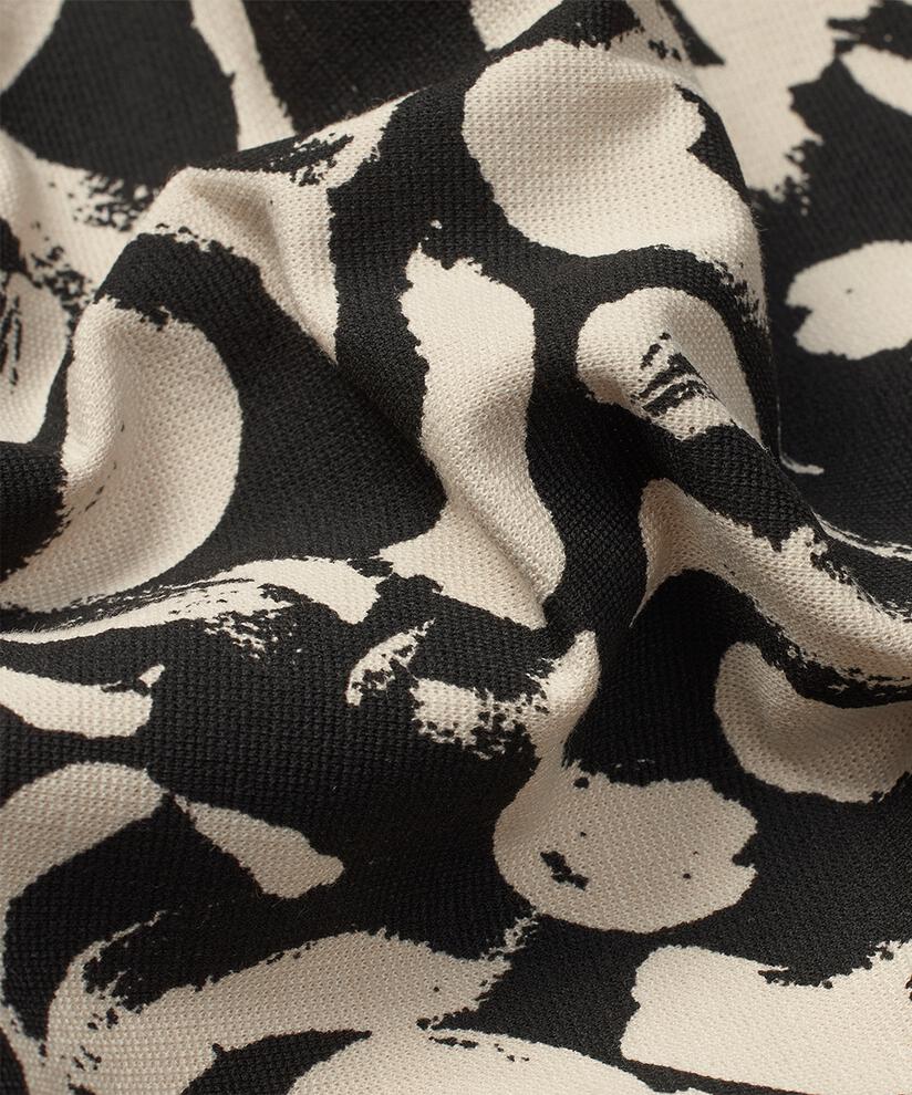Tailliertes Jerseykleid ohne Ärmel, Black