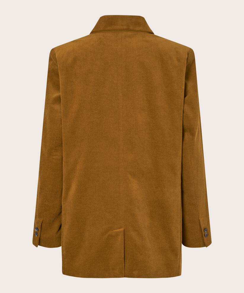 klassischer Blazer aus Babycord, Breen