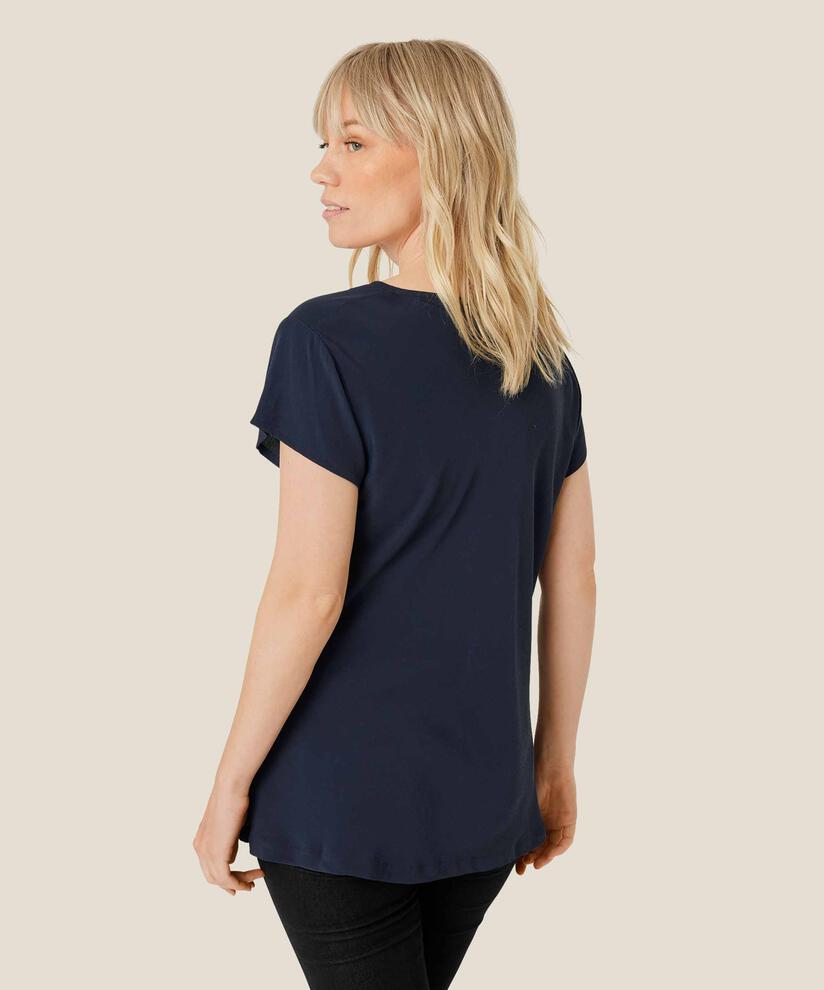 KALLO BLUSE, Navy, hi-res
