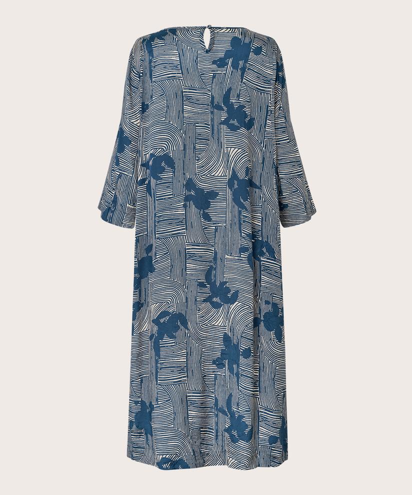 Viskosekleid mit Knopf am Hals, Sargasso Sea