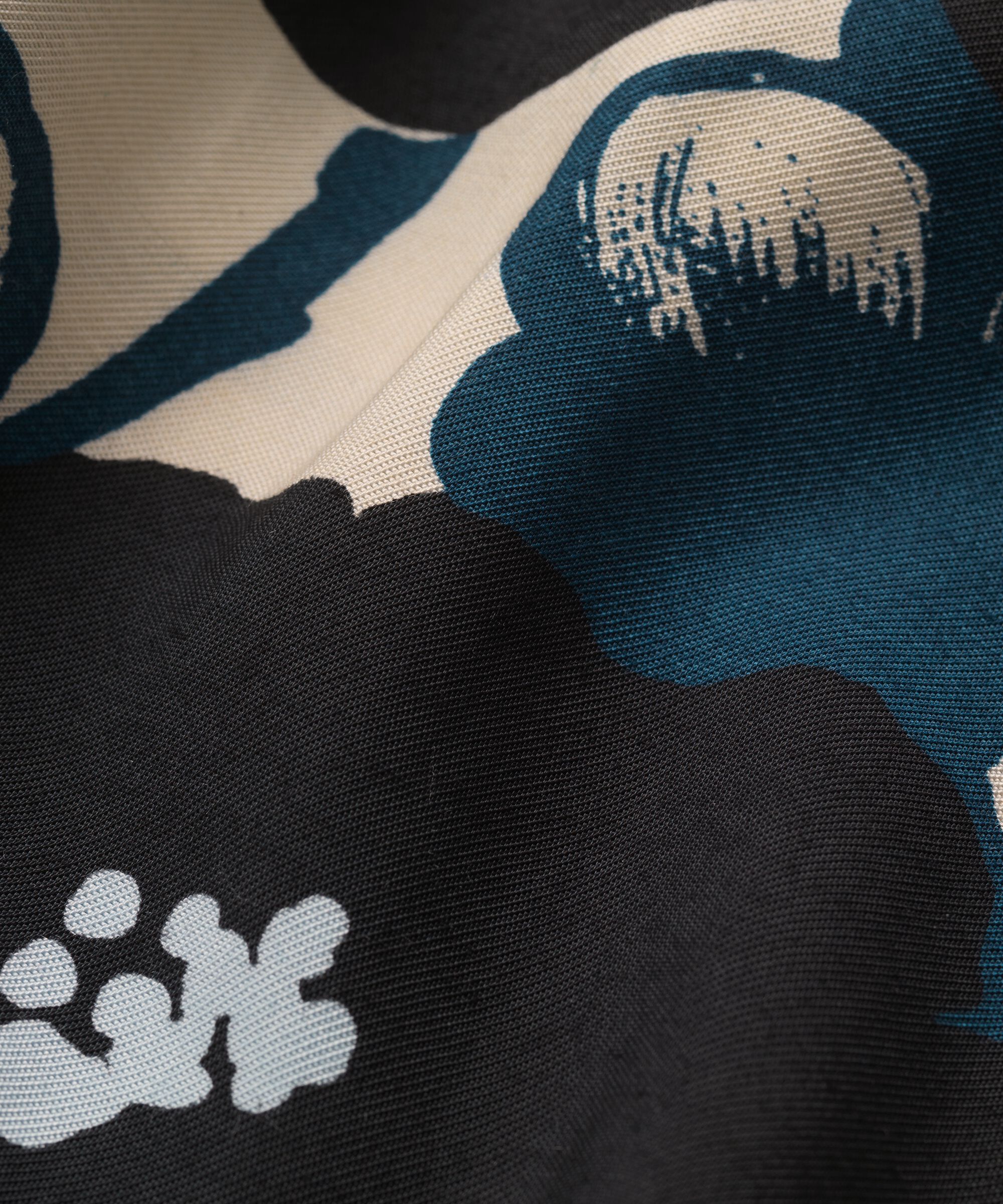 Viskosekleid mit Bindeband in der Taille, Moonlit Ocean