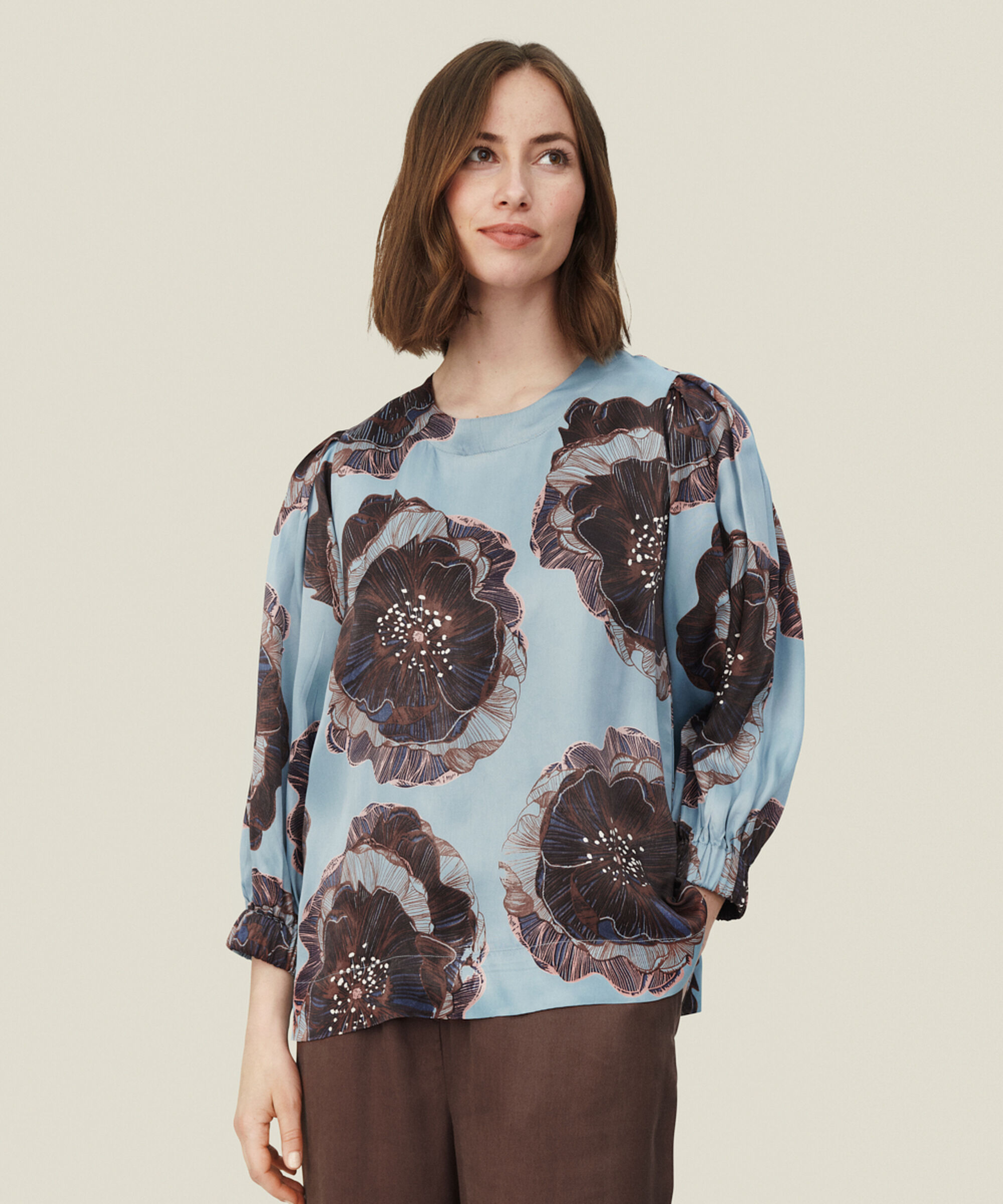 BRISA TOP, Faded Denim