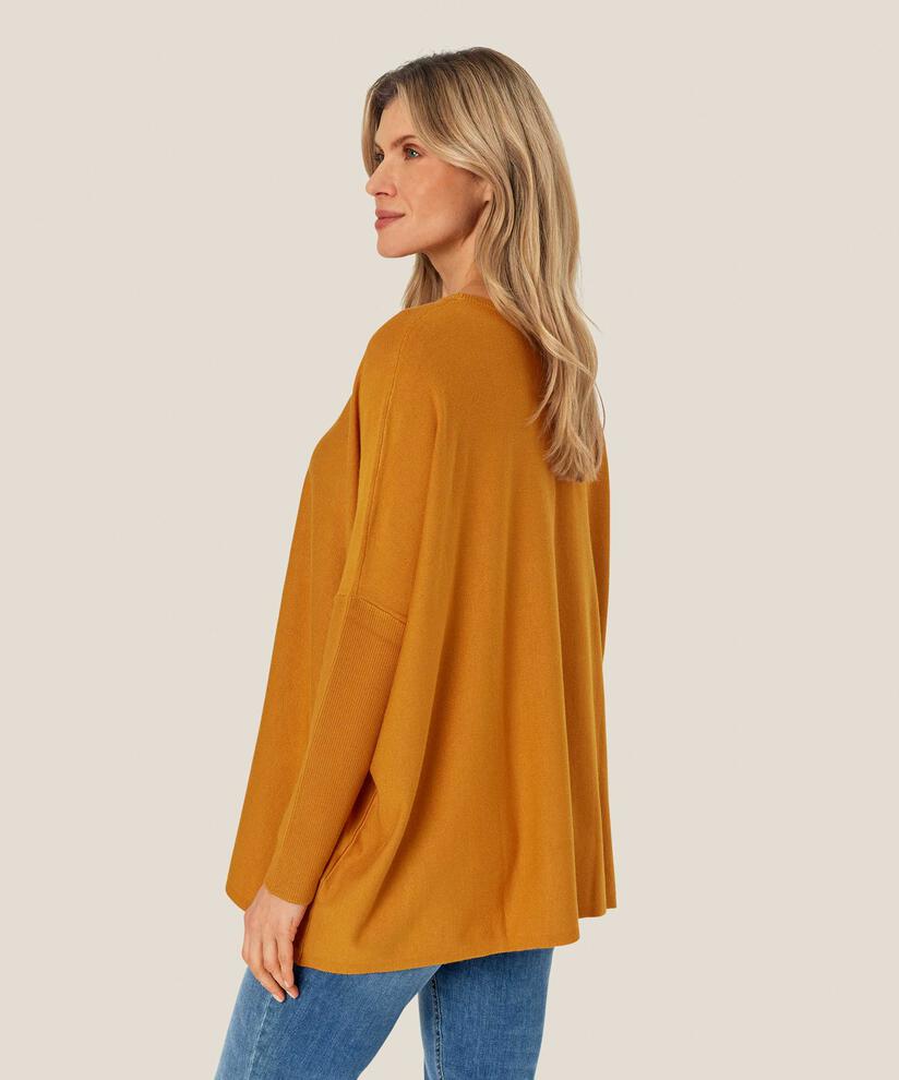 Oversize-pullover Mit Schmalen Ärmeln, Inca Gold