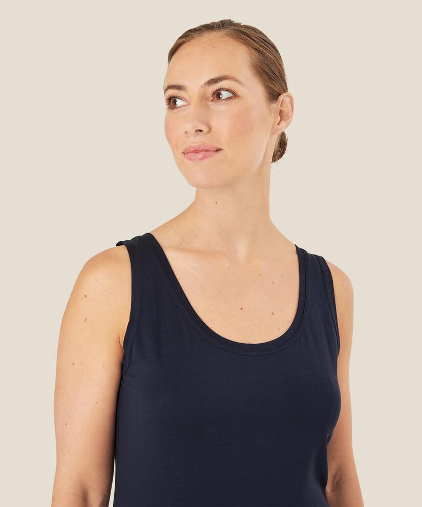weiches Jersey-Tanktop, Navy