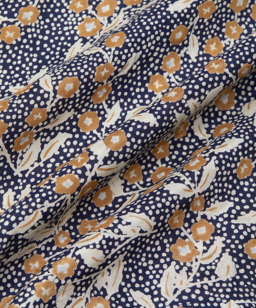 Viskosebluse mit Schleife am Hals, Maritime Blue