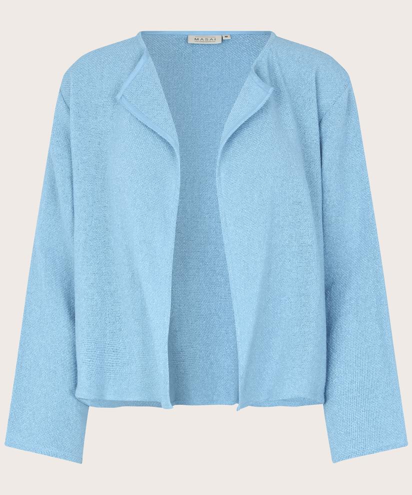 Kurze Jacke Aus Bouclé, Powder Blue