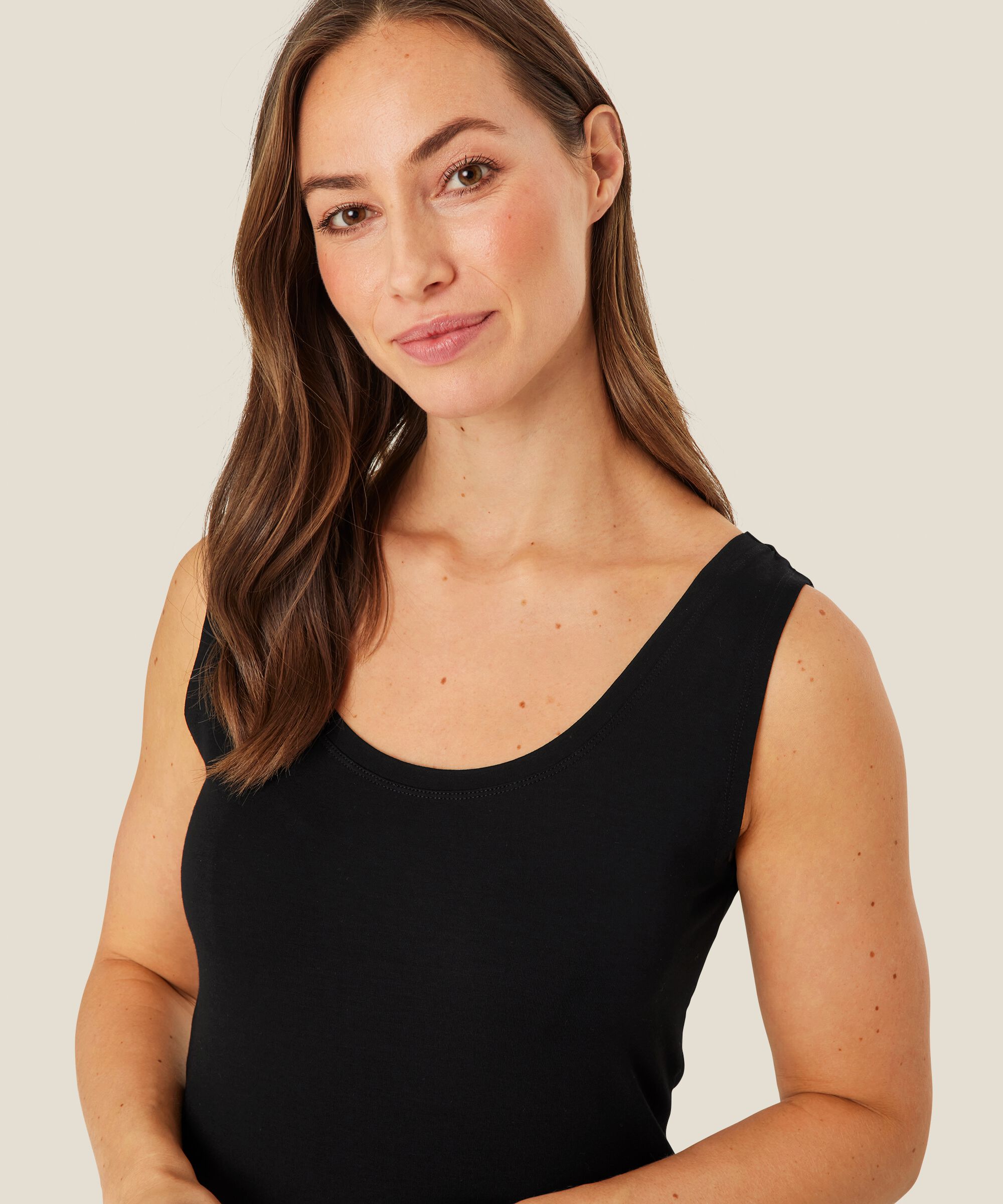 weiches Jersey-Tanktop, Black