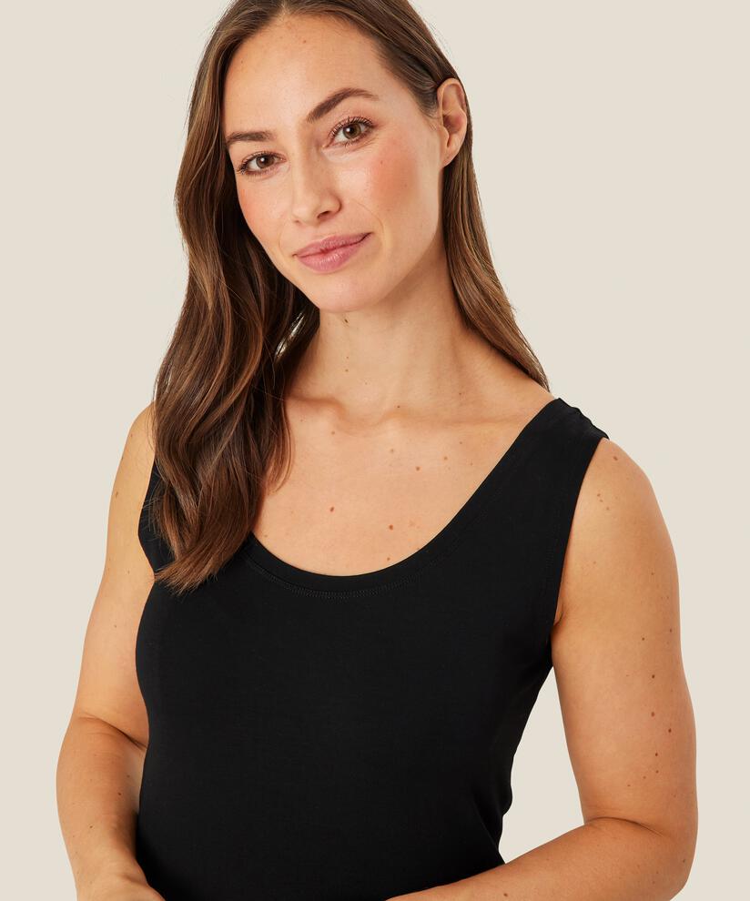 weiches Jersey-Tanktop, Black