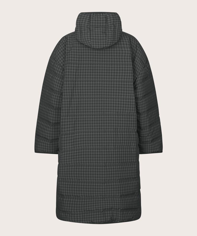 Tika Daunenmantel, Volcanic/Blk