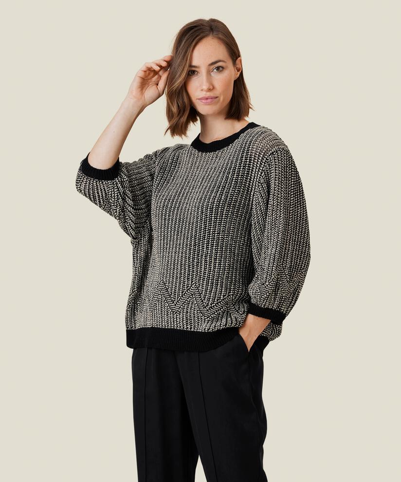 FLEURINE PULLOVER, Black