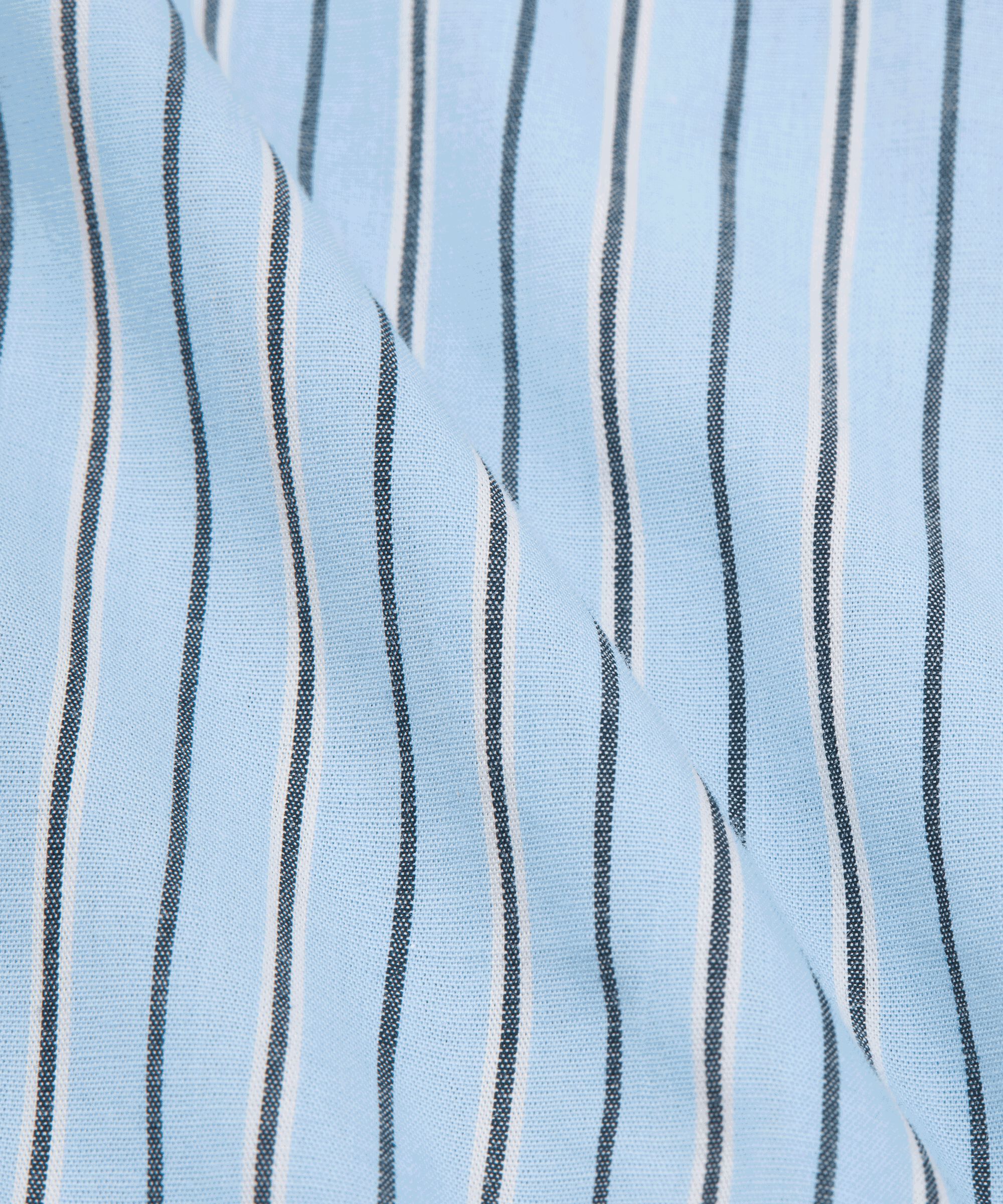 Button-down-hemdbluse Aus Baumwolle, Ashley Blue