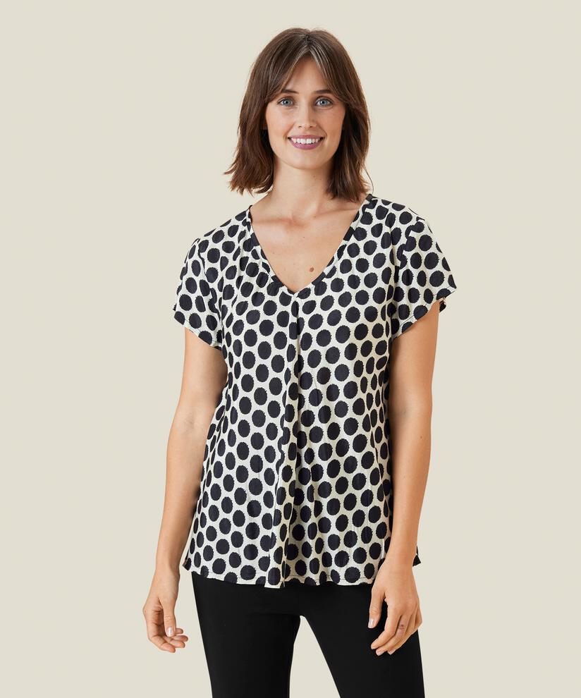 KALLO BLUSE, Black