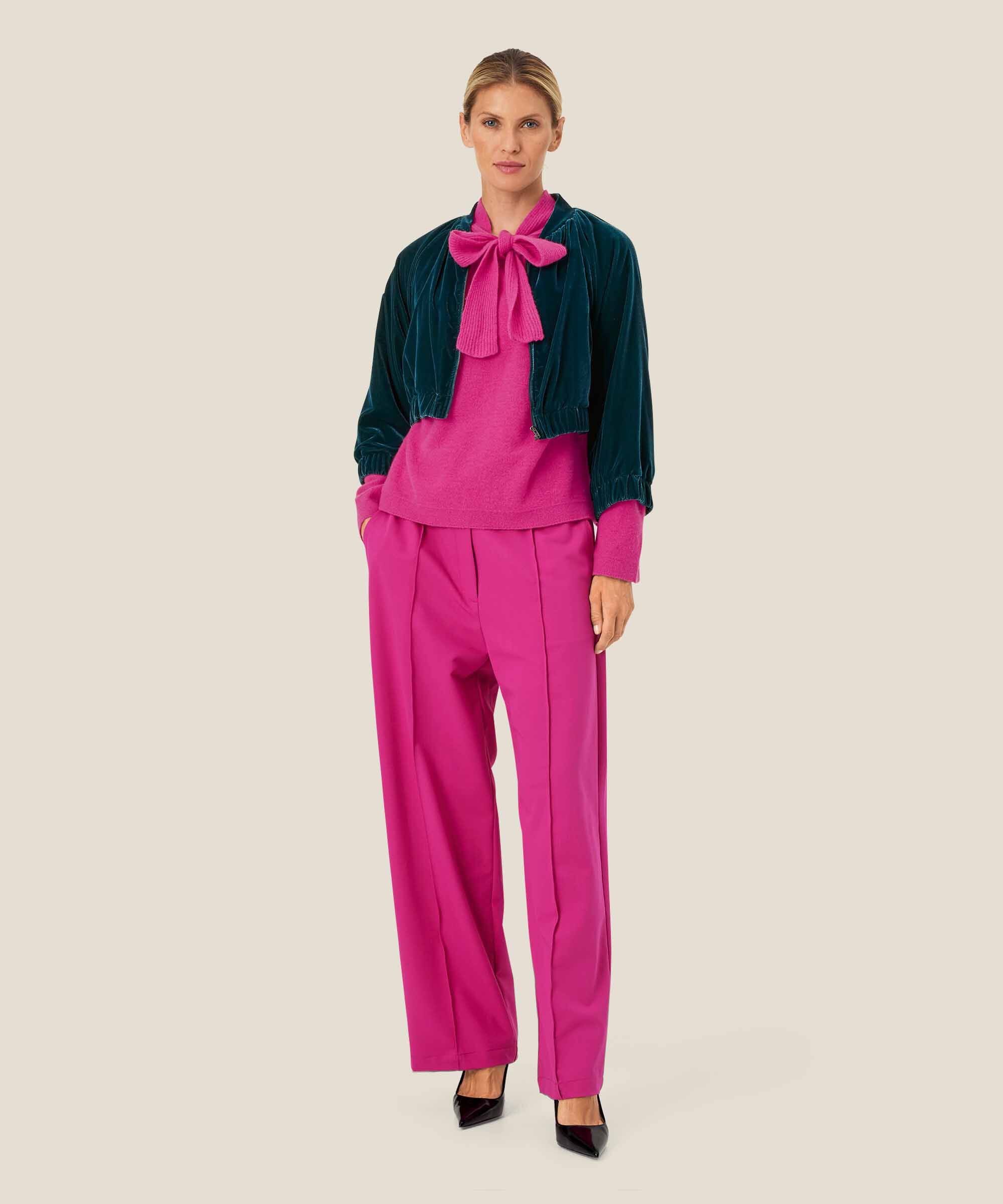 kurze Veloursjacke mit Reißverschluss, Reflect Pond