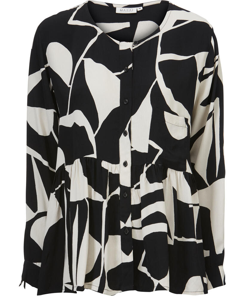 IMELDA HEMDBLUSE, Black