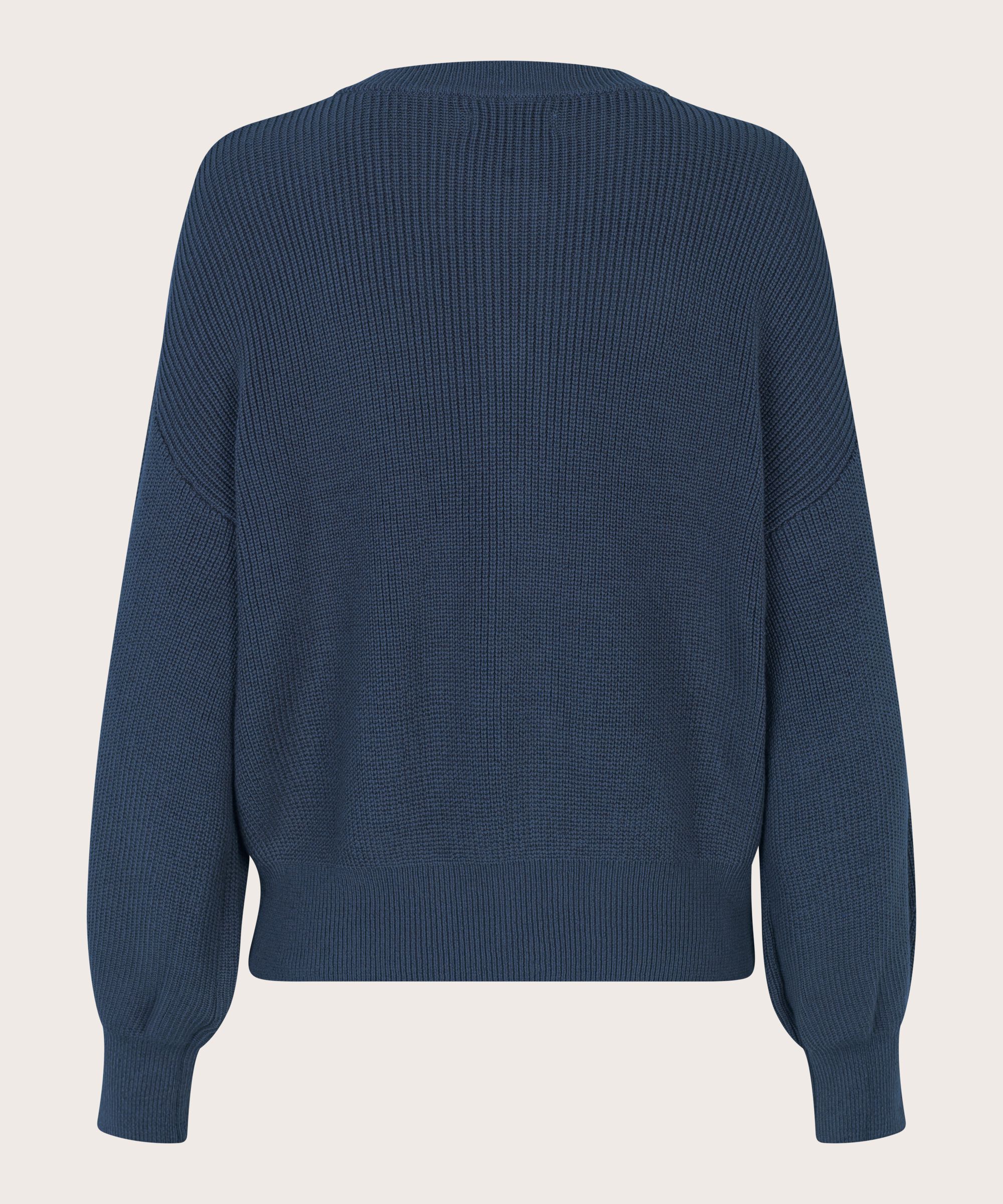 Strickjacke mit gerippten Kanten, Moonlit Ocean