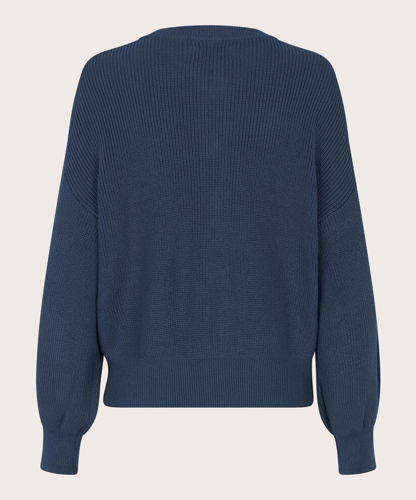 Strickjacke mit gerippten Kanten, Moonlit Ocean