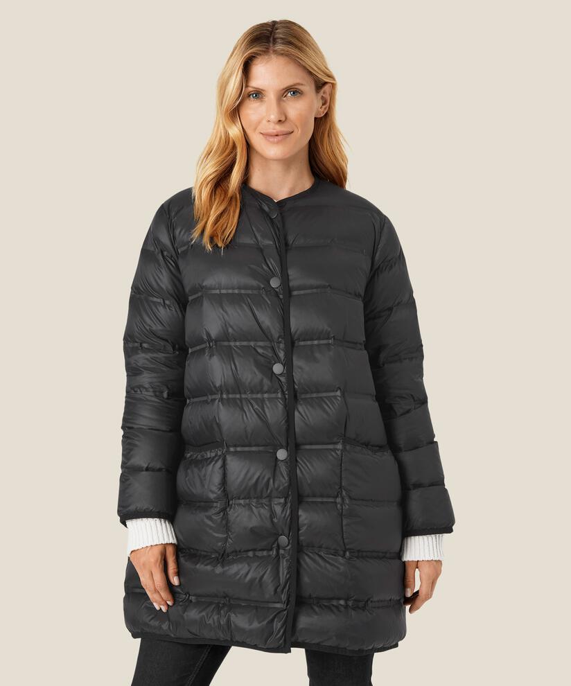 Tuvani Daunenmantel, Black